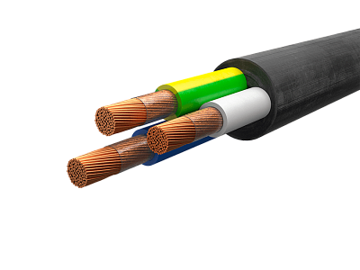 Кабель КГтп 3x2,5 380/660-3