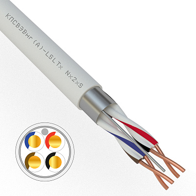 Кабель КПСВЭВнг(А)-LSLTX 2x2x0,5
